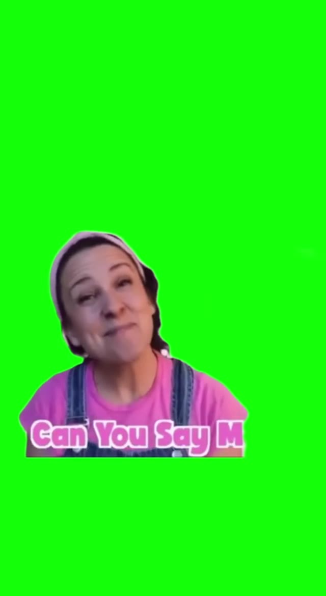 Ms Rachel Can You Say Mama green screen