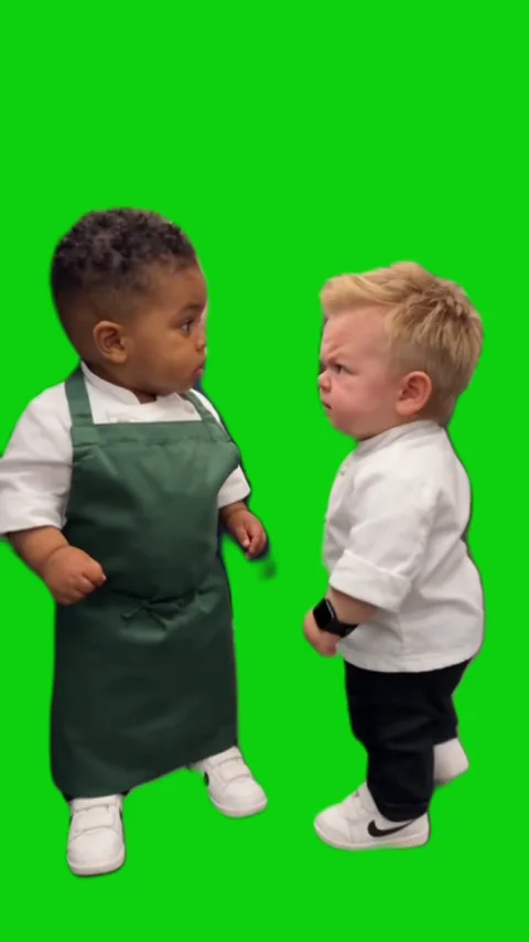 Mad baby Gordon Ramsay green screen
