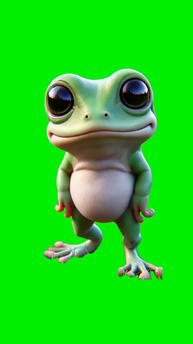Ai frog green screen