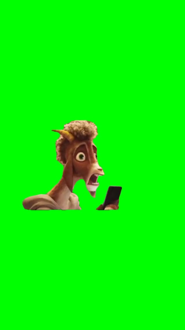 Baaaaa GOAT Movie green screen