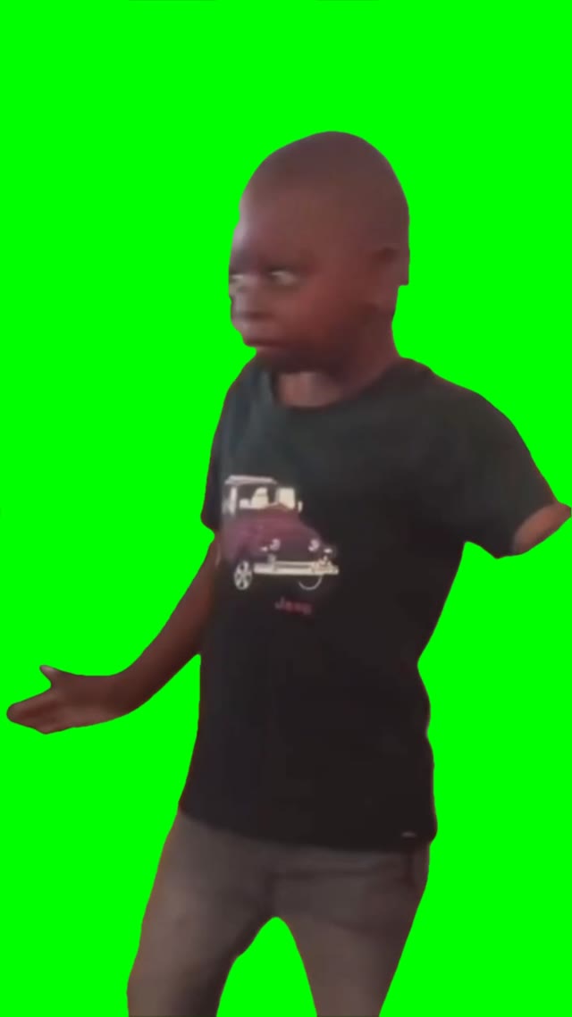 Birthday dance  green screen