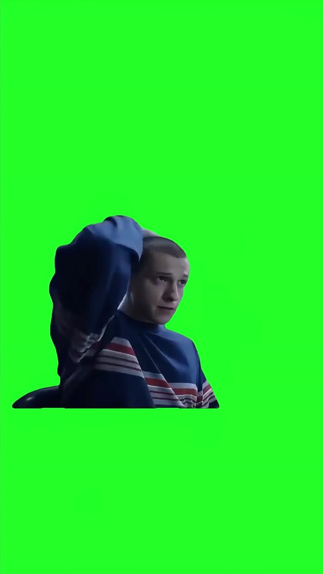 Bro Locked In green screen