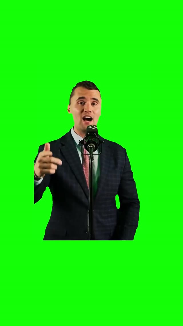 Charlie Stacking Chips green screen