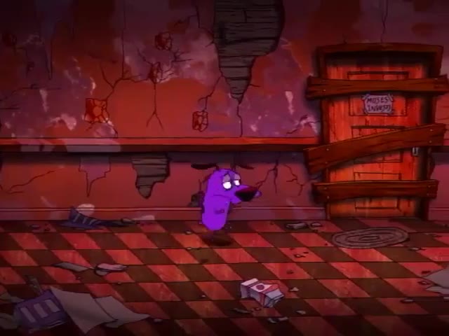 Courage the cowardly dog green screen