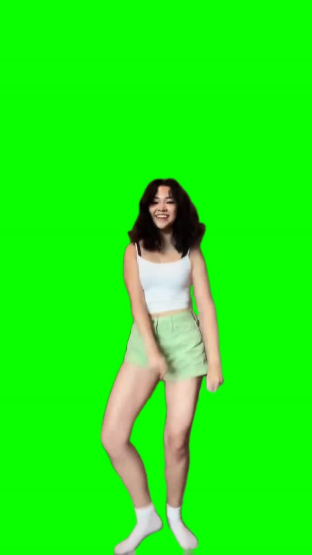 Cute Fortnite dance green screen