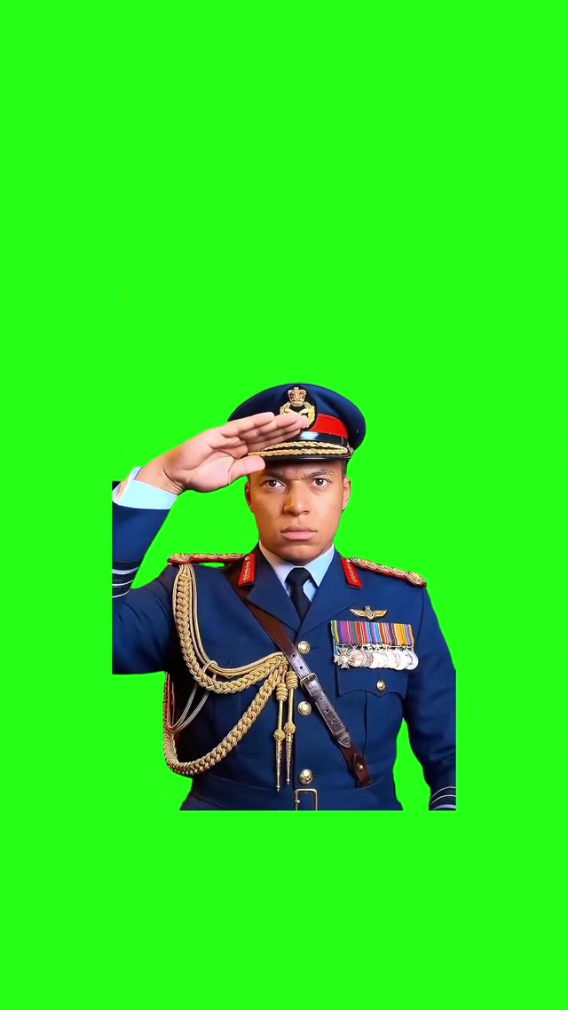 Dictator Mbappe green screen