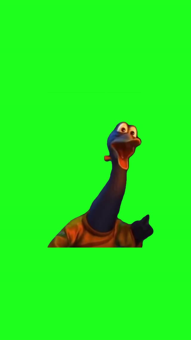Duck Hesitates green screen