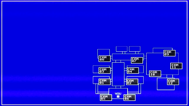 FNAF 2 Cam Blue Screen green screen