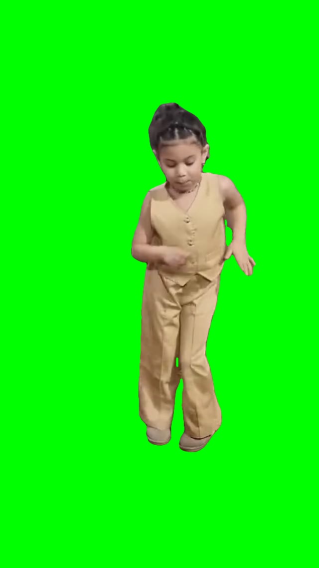 GIRL DANCING green screen