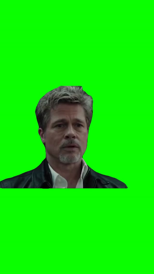 George flips off brad green screen