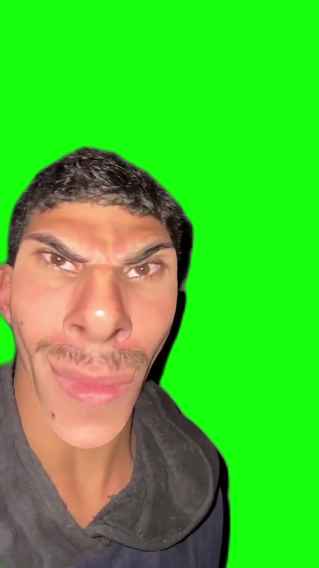 Giga Chad Eduardo Mendez green screen
