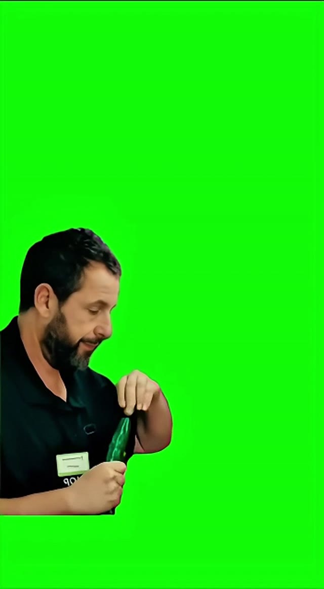 Gilmore hiding alcohol 4k  green screen