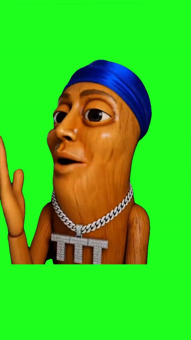 Ice Man green screen