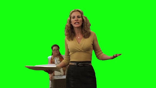 Im not taking to you b green screen