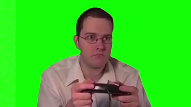 In disbelief green screen