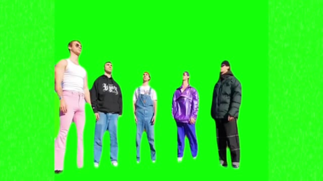Its tricky D.M.C crowd dance green screen