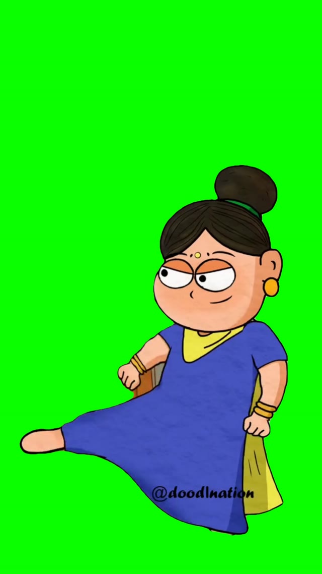 Kick it green screen