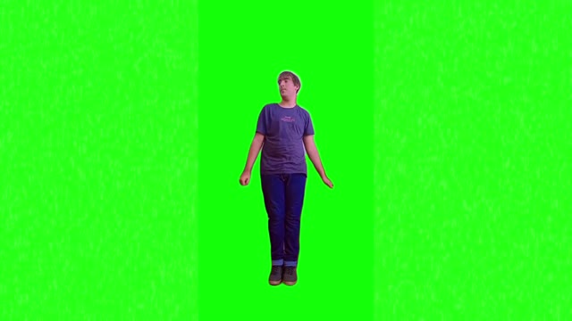 Kid dance green screen