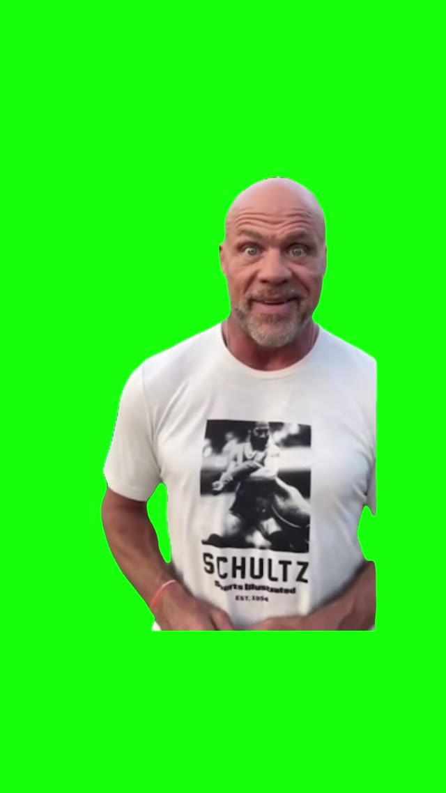 Kurt Angle 1000 Yard Stare _ green screen