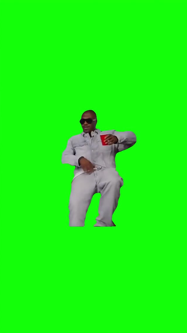 Let me catch my breath green screen