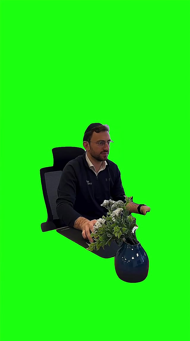 Lets go get coffee 4k green screen