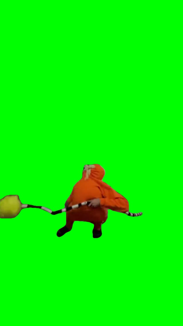 Lorax Dancing green screen
