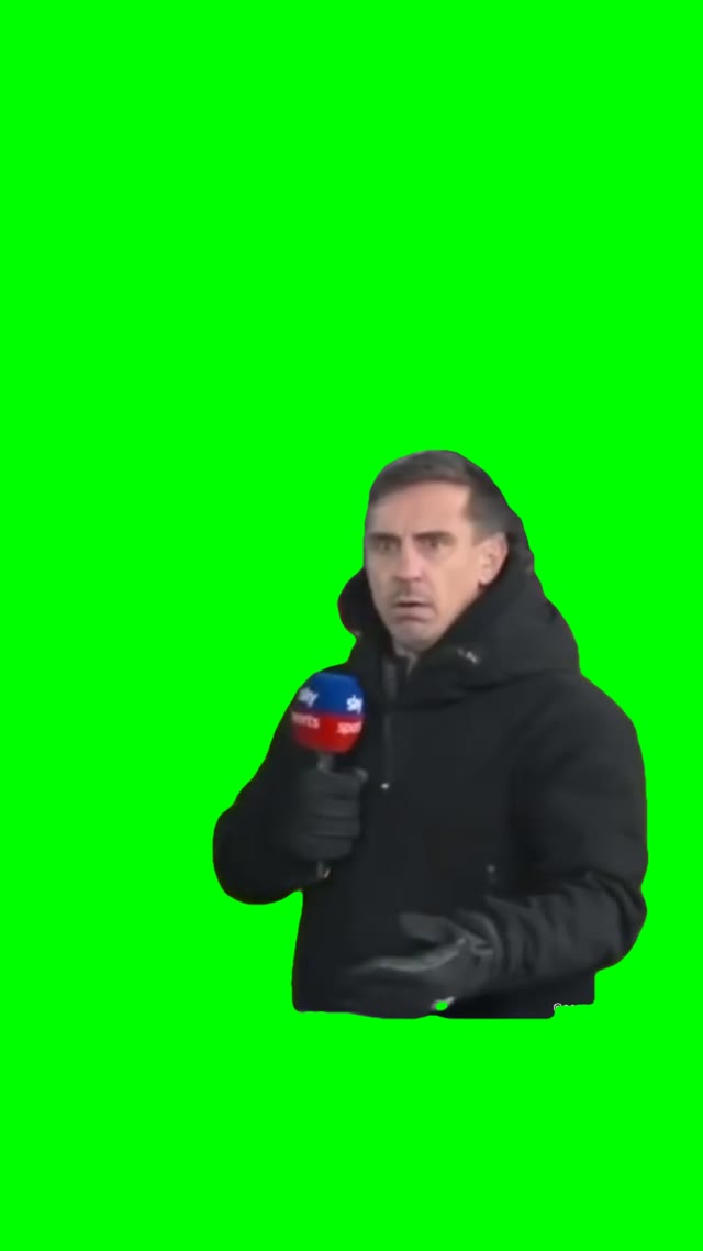 Man is Confused green screen