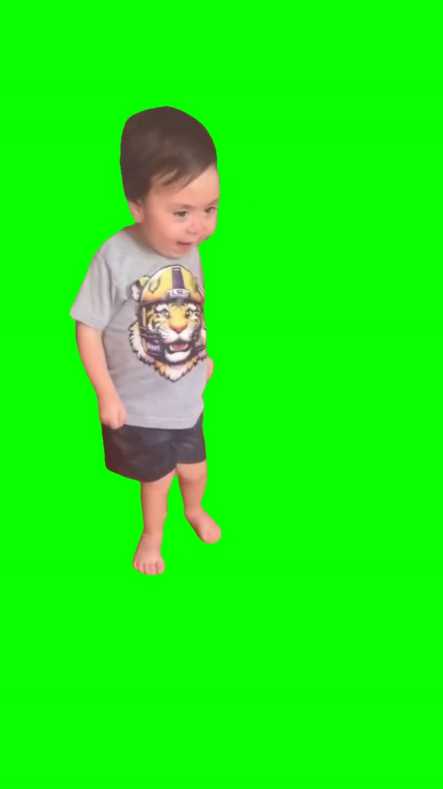 Maverick show me your muscles green screen