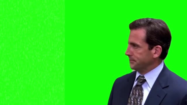 Michael Scott this is the worst green screen