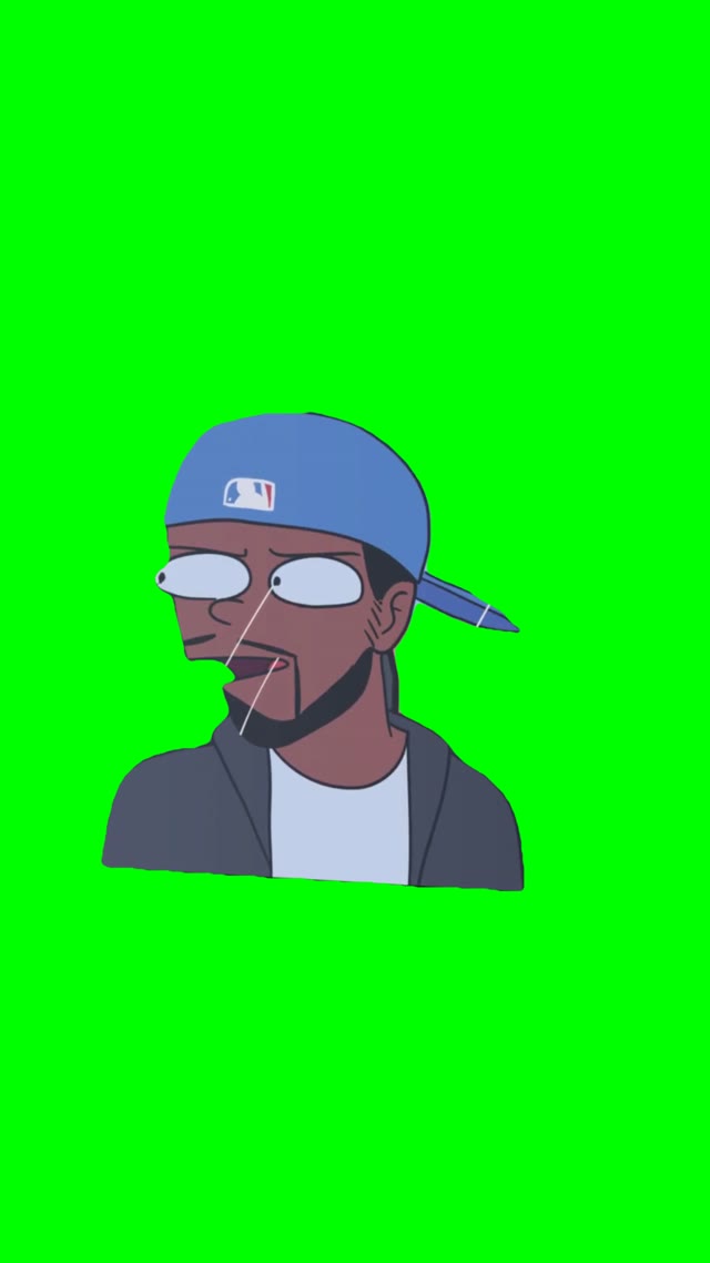 Mustard yelling green screen