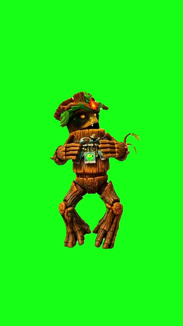 Oak Treedoing Hush green screen