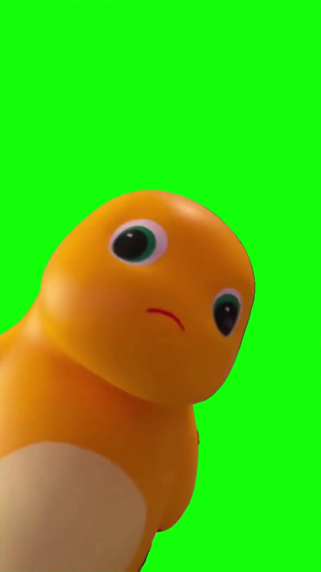 Payton looking green screen