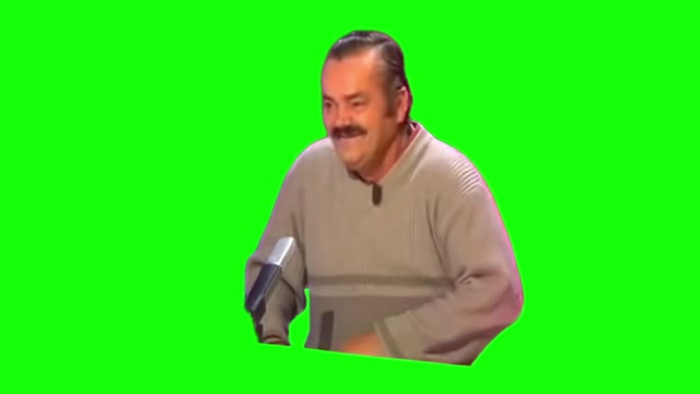 Risitas Funny Laugh green screen