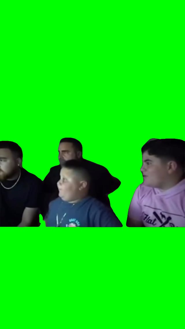 Rizzler sus look green screen