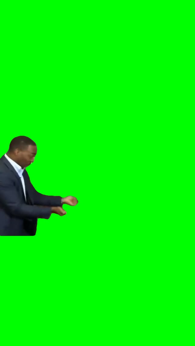Sam Wilson Being Silly green screen