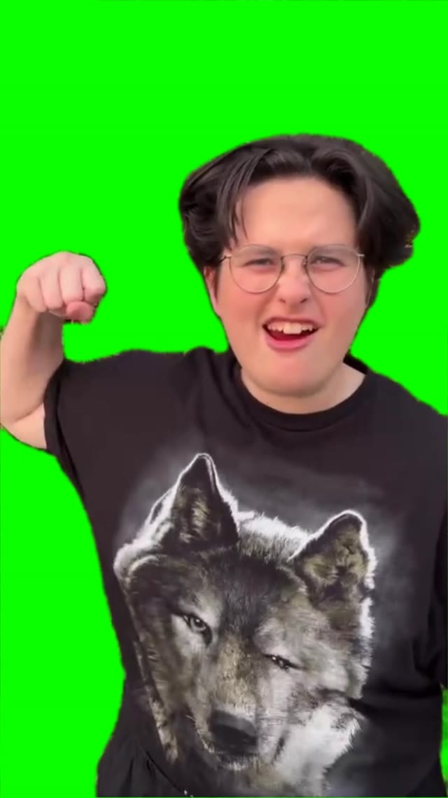 Scram Leave her alone green screen