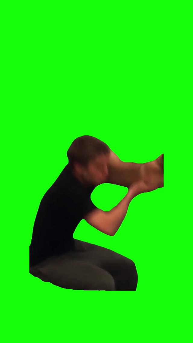 Shooting Ak Dog green screen
