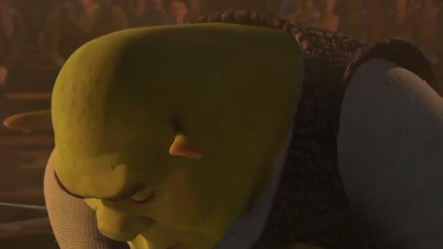 Shrek rizz green screen