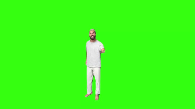 Sing in Chinese green screen