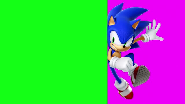 Sonic Rio 2016 Transition green screen