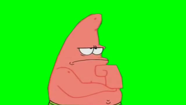SpongeBob Free Form Jazz green screen