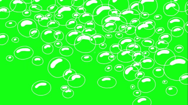 Spongebob Bubble Transition green screen