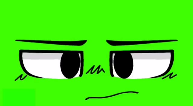 Sugar Crash eyes green screen