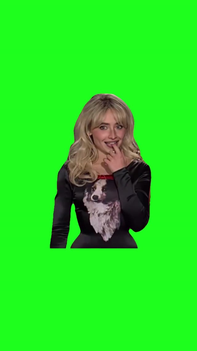 Sydney flirting green screen