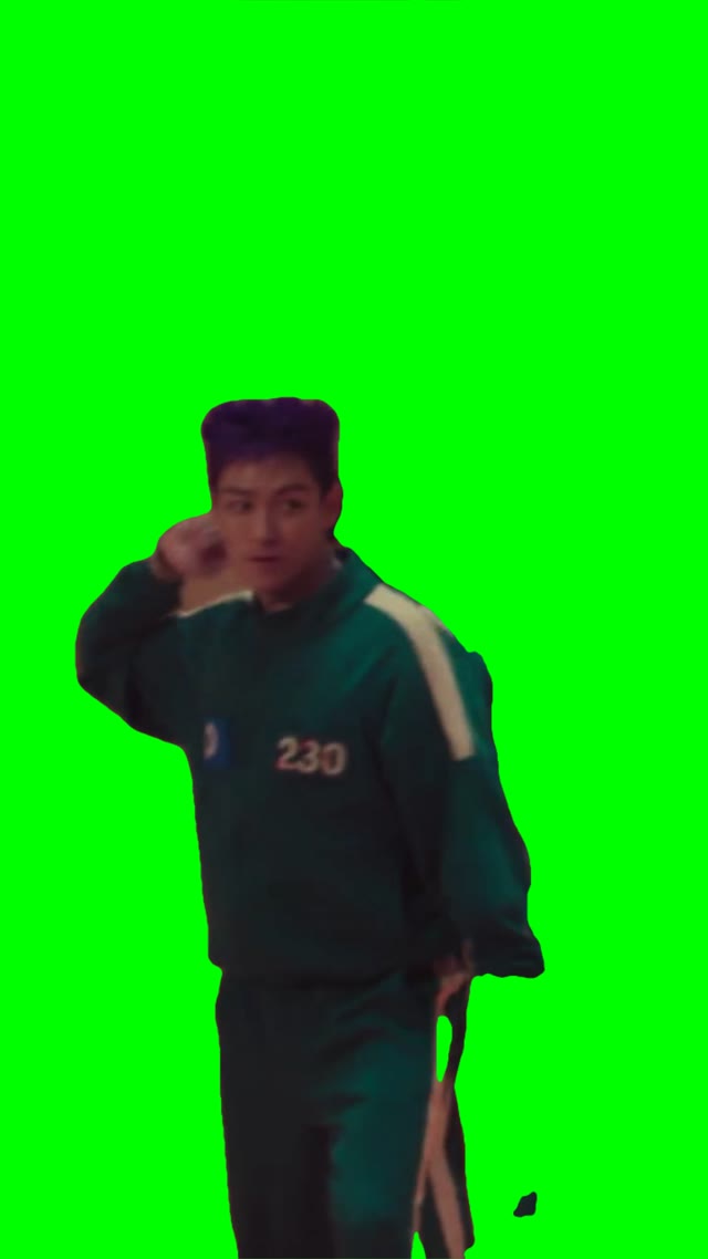 Thanos Bang Bang Bang green screen