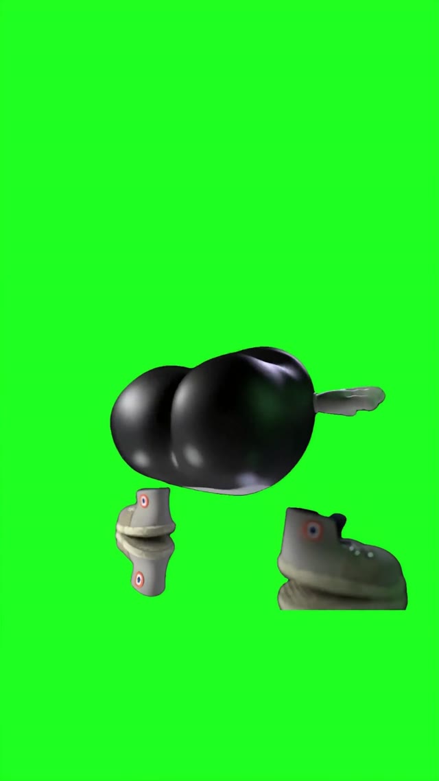The Joe Penguin green screen