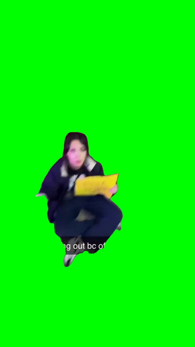 Tik tokers after the ban green screen