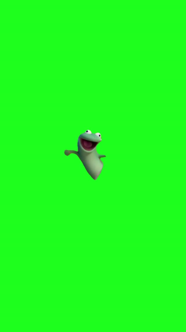 Tom Lizard Wave green screen