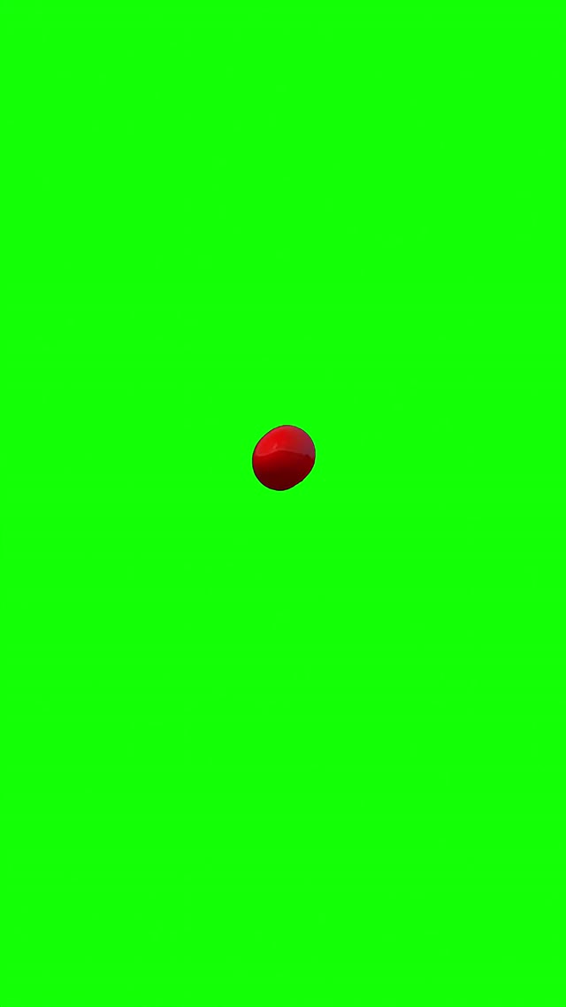 Tomato Splat  green screen