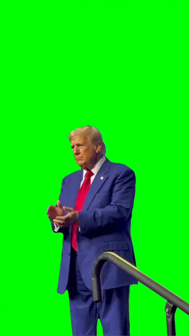 Trump ymca dance green screen